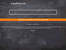 Tablet Screenshot of hrrgcollection.com